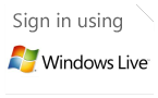 Sign in with Windows Live